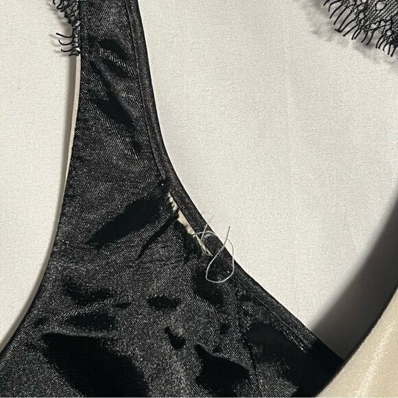 JAYGODFREY Holden Silk Lace Bodycon Razorback Black White Full Zip Dress 6 - Picture 10 of 10